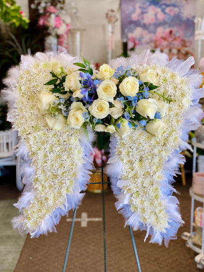 Wings of Love Wreath  –  Indio Florist, Indio CA