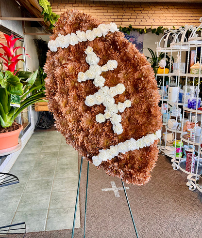 Football Wreath  –  Indio Florist, Indio CA