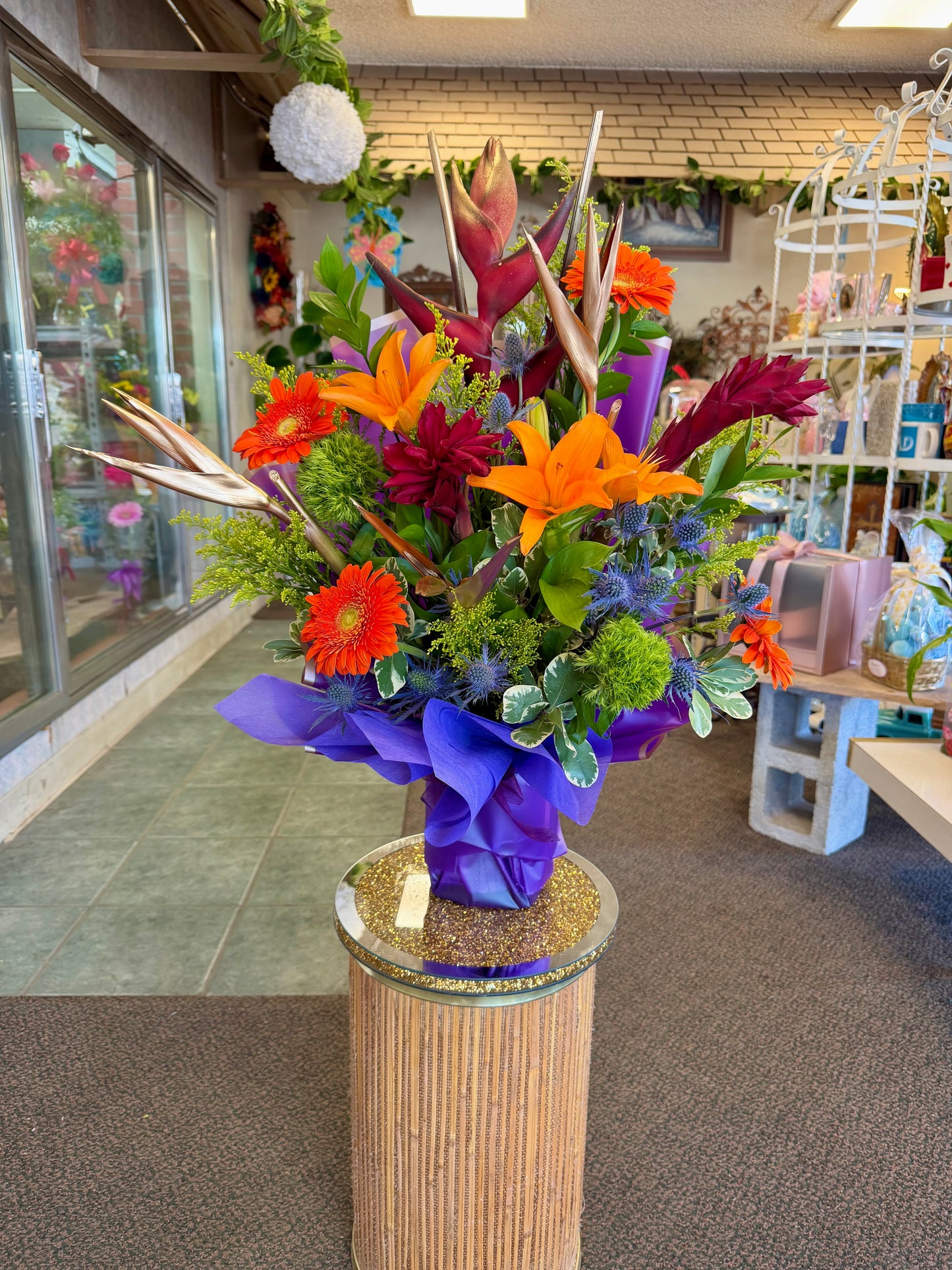 Heliconia Bloom Wrap  –  Indio Florist, Indio CA