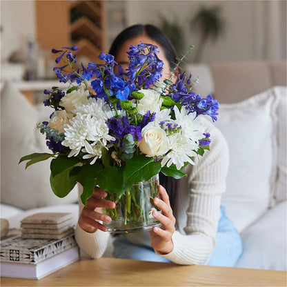 Cerulean Waves Bouquet –  Indio Florist, Indio CA