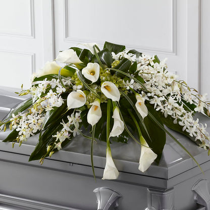 Angel Wings Casket Spray –  Indio Florist, Indio CA