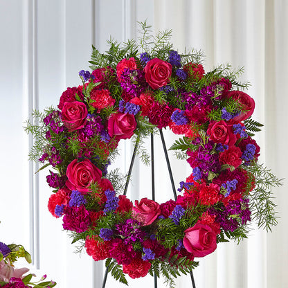 Calming Colors Wreath –  Indio Florist, Indio CA