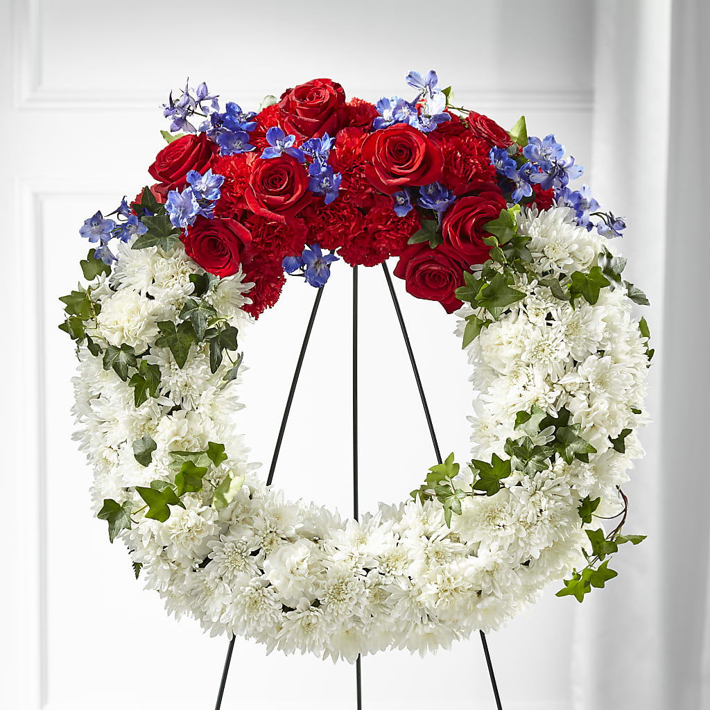 Patriotic Passion Wreath –  Indio Florist, Indio CA