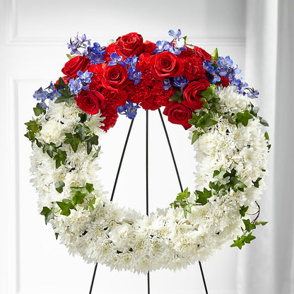 Patriotic Passion Wreath –  Indio Florist, Indio CA