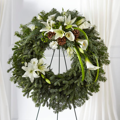 The FTD® Greens of Hope™ Wreath –  Indio Florist, Indio CA