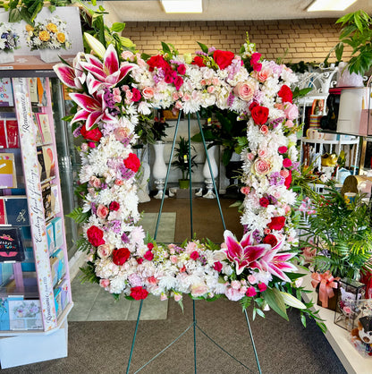 Forever Heart of Memories Wreath –  Indio Florist, Indio CA