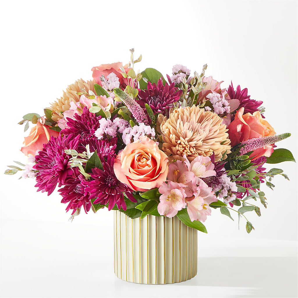 Berry Cobbler Bouquet with Ivory Vase –  Indio Florist, Indio CA