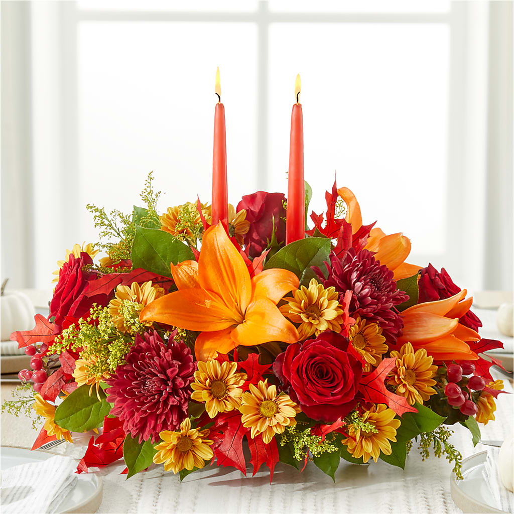 Autumn's Embrace Centerpiece –  Indio Florist, Indio CA