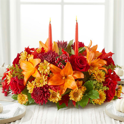 Autumn's Embrace Centerpiece –  Indio Florist, Indio CA
