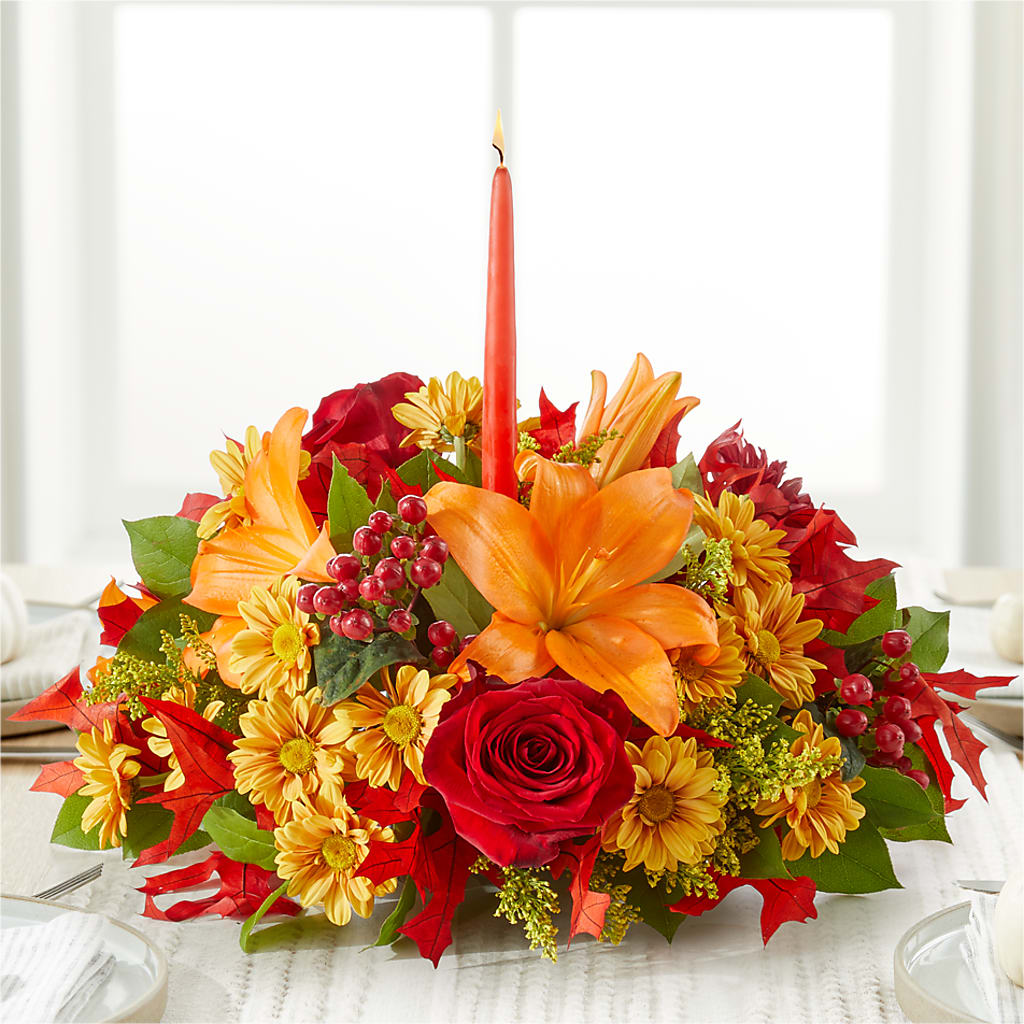 Autumn's Embrace Centerpiece –  Indio Florist, Indio CA