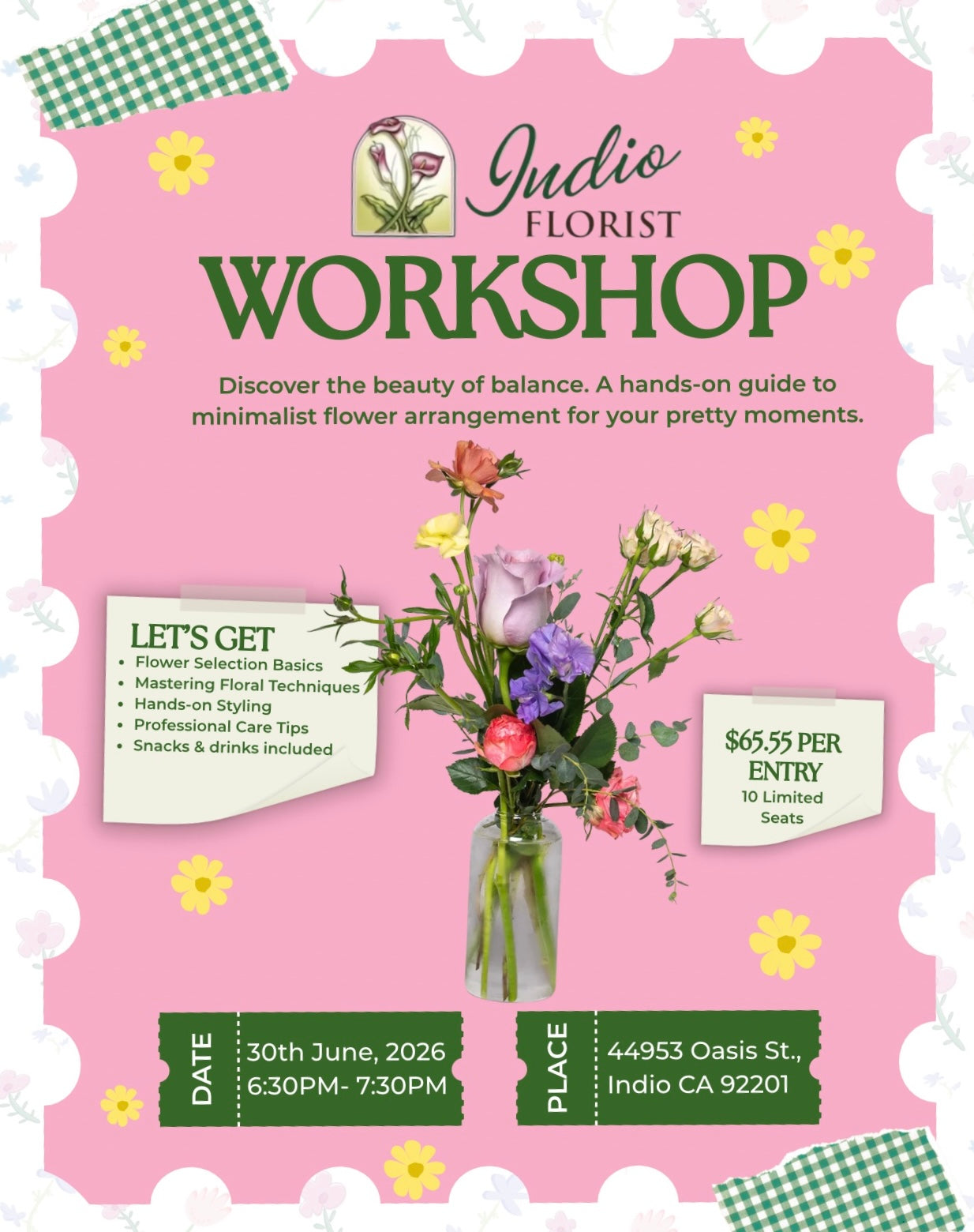 2026.06.30 Workshop | Summer Blooms